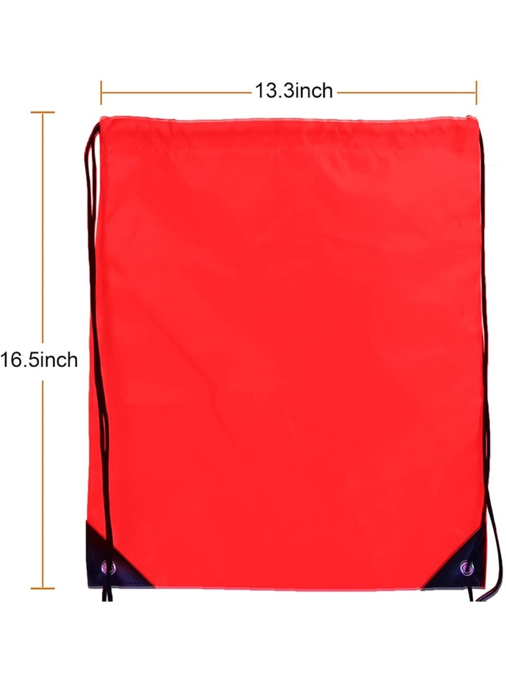 50 Red Drawstring bags - Picture 5 of 6